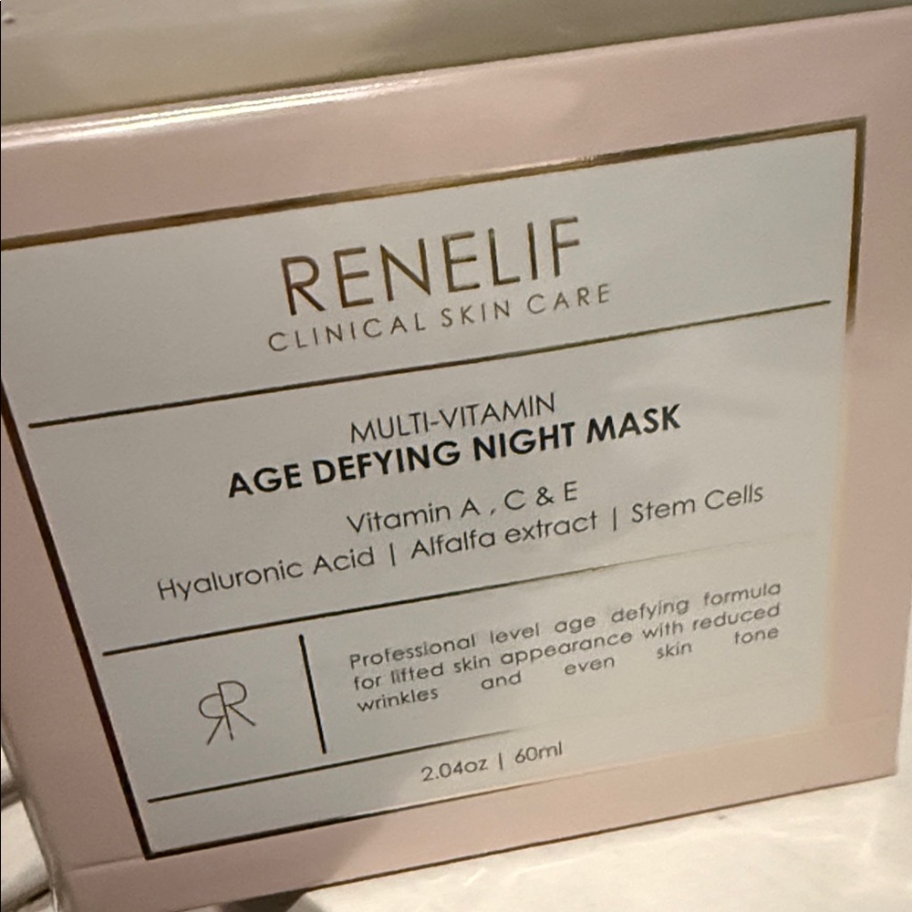 Age Defying Night Mask - Renelif